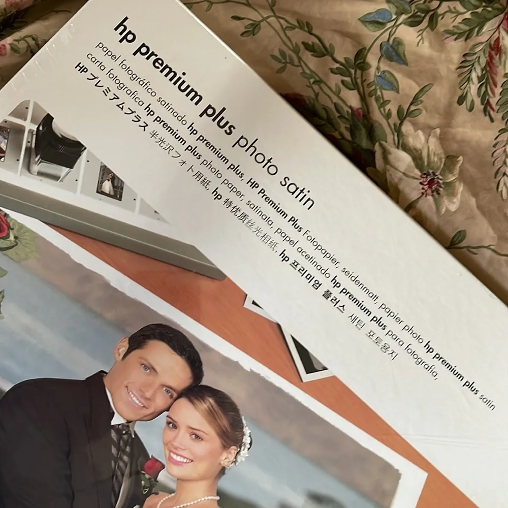 hp premium photo satin inkjet paper 13” x 9” NIB